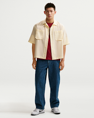 Nike SB Short-Sleeve Button-Up Skate Top. Nike JP